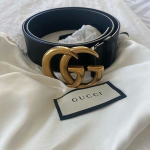 Gucci Marmont GG Leather Belt